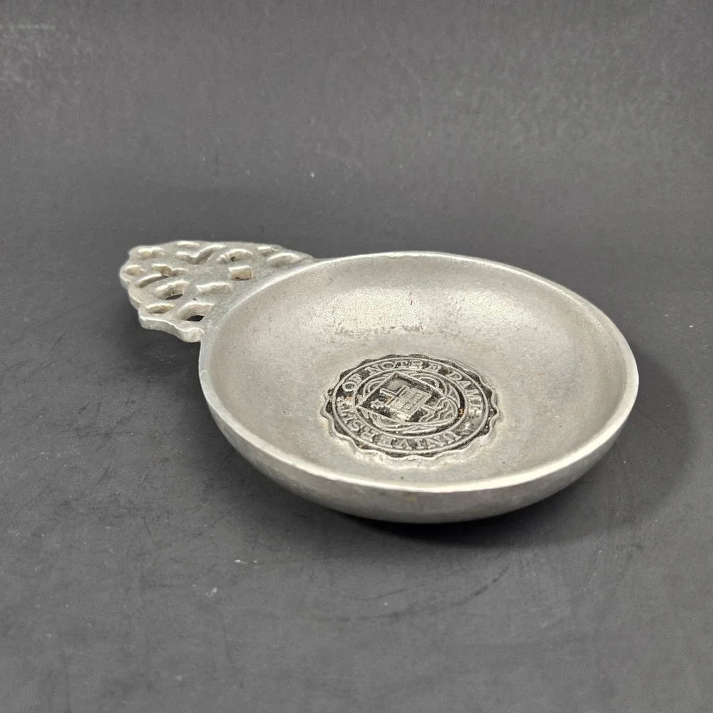 Wilton Armetale University of Notre Dame Porringer Dish Pewter-Look Aluminum RWP
